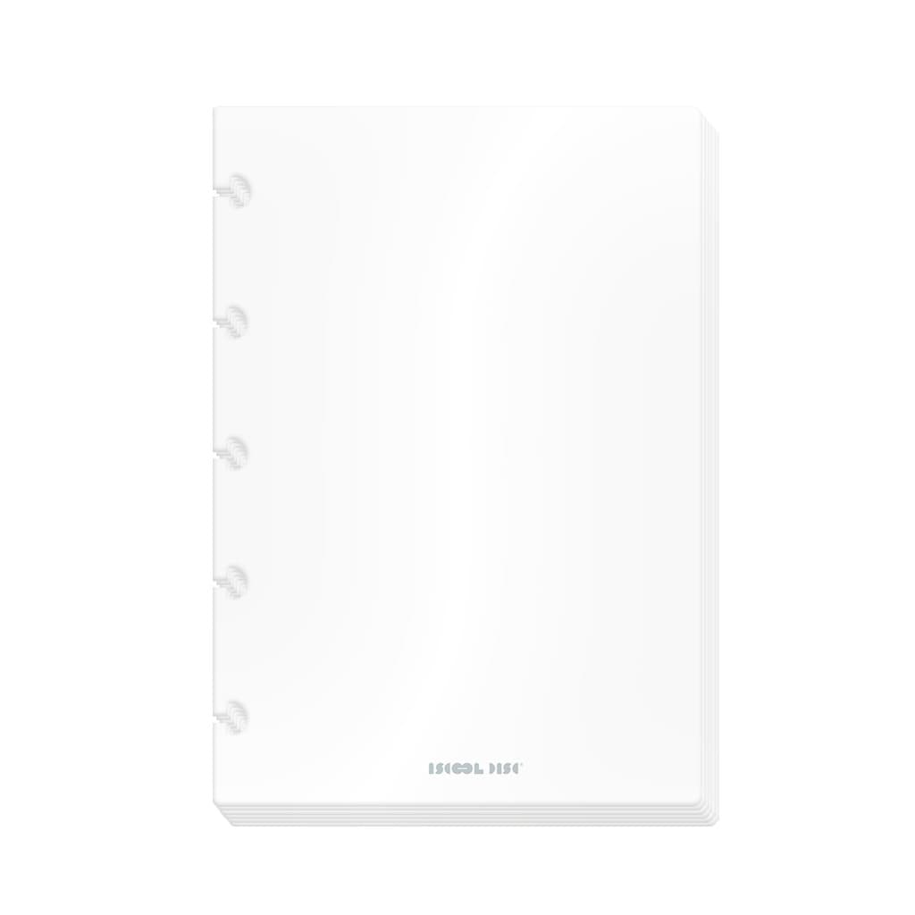 Refil Caderno De Disco Mini Iscool Inteligente Sem Pauta 9,5x13,5 cm 90g 100 Folhas