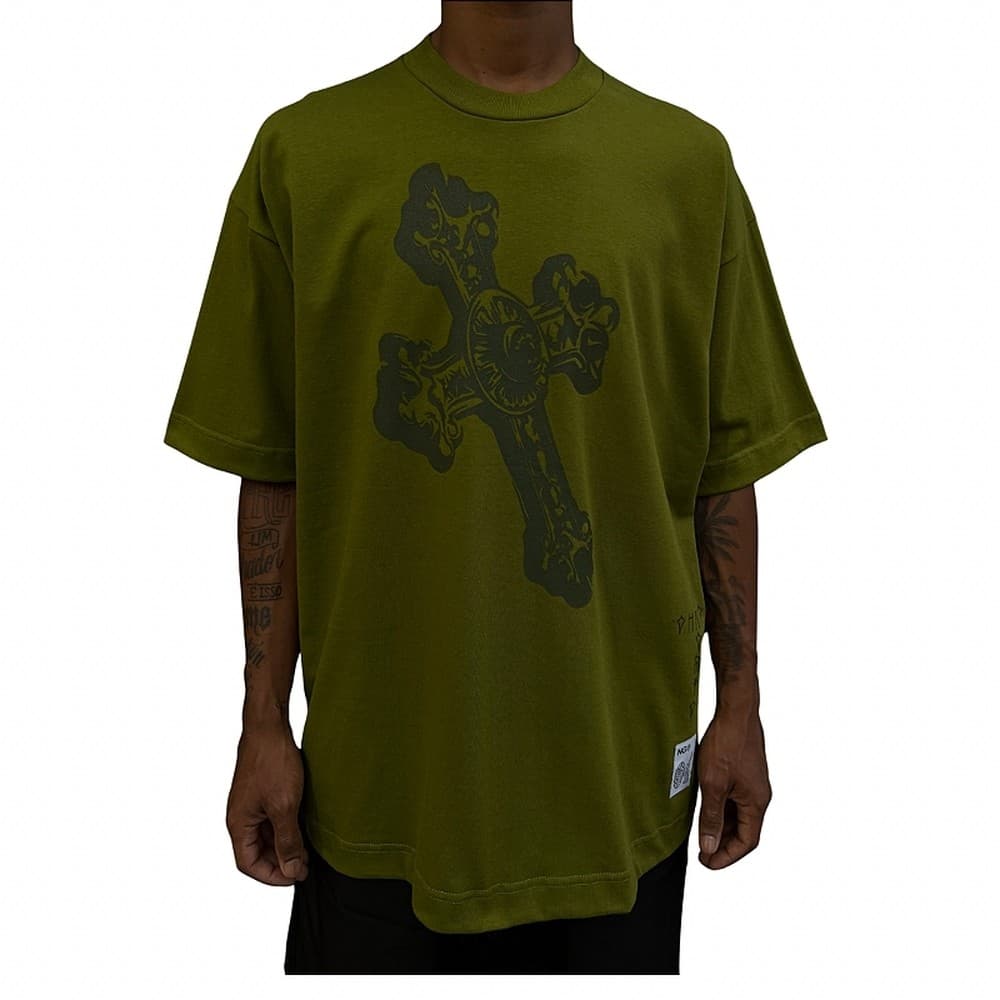 Camiseta Chronic Oversized Linha Pro 4241 Verde Azurro