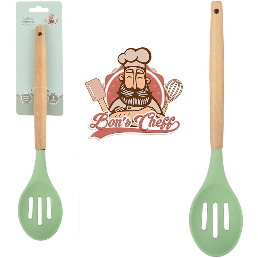 Colher de Silicone Vazada