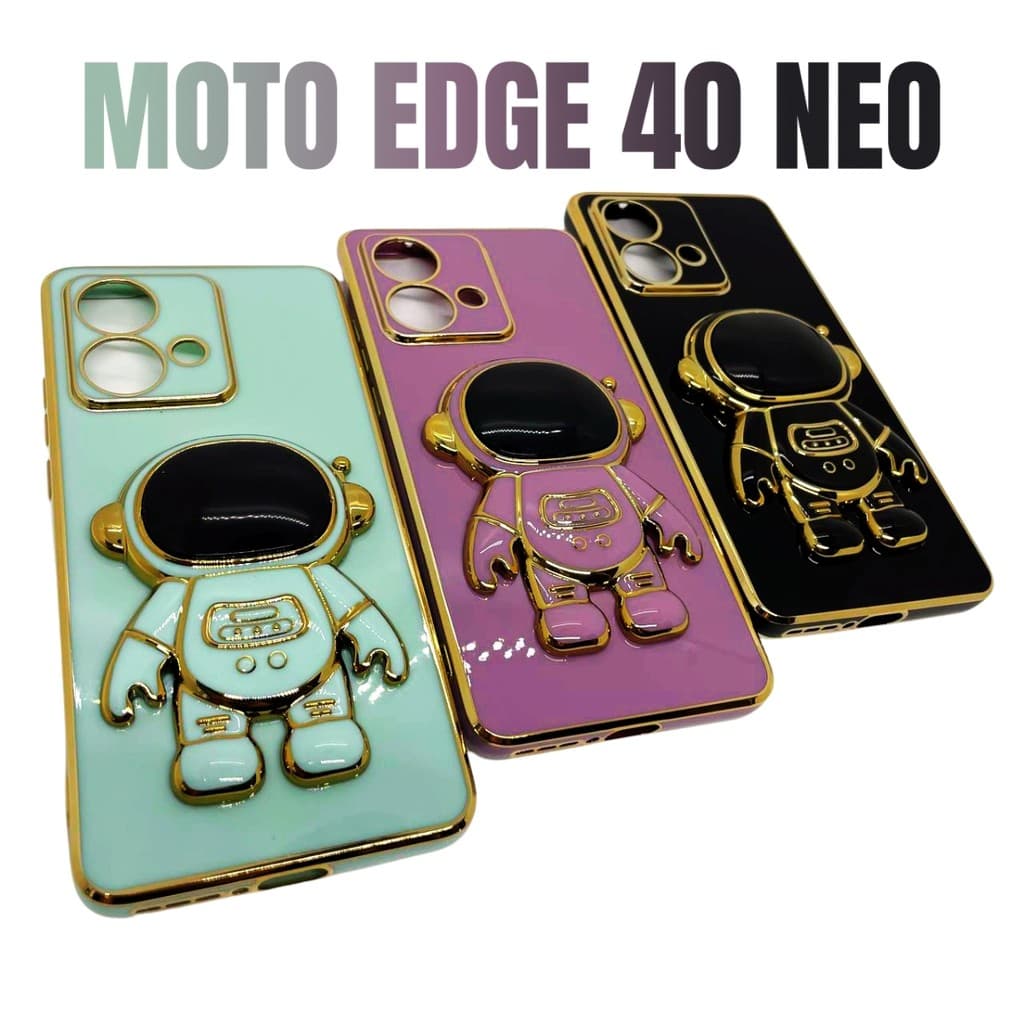 Capa Capinha de celular compatível com Moto Edge 40 Neo Astronauta