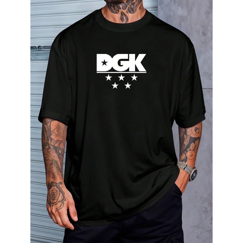 Camiseta DGK Basic Street Skate Camisa Blusa Unissex Masculino Feminino 100% Algodão  Streetwear    Plus Size
