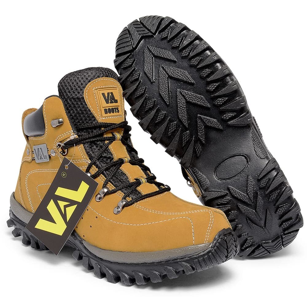 Bota Coturno Montana Masculina Cano Médio Casual Adventure Solado Antiderrapante