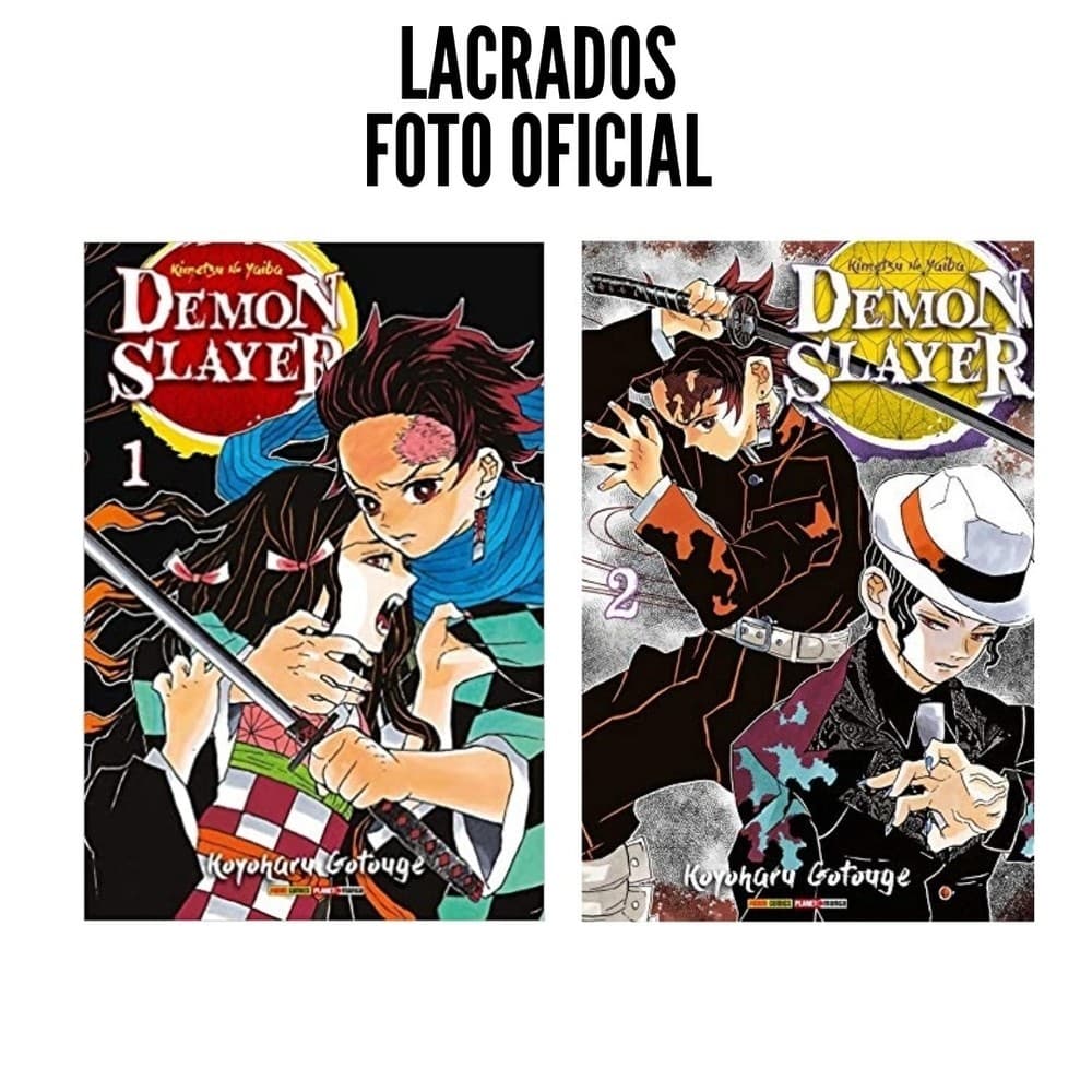 Livro Kit Demon Slayer Vol. 1 e 2