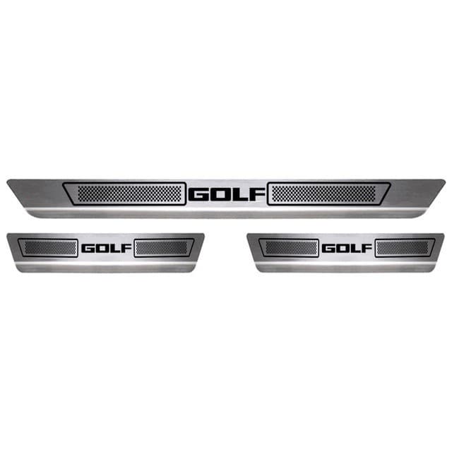 soleira volkswagen golf aço inox