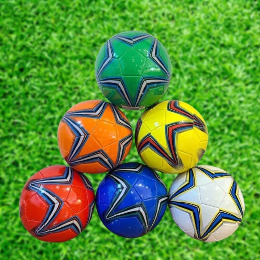 Profissional Bola de Futebol/Futsal- Tamnhos Grande (N°5) e Pequeno (N°2)- Etampa Estrela Diversas Cores