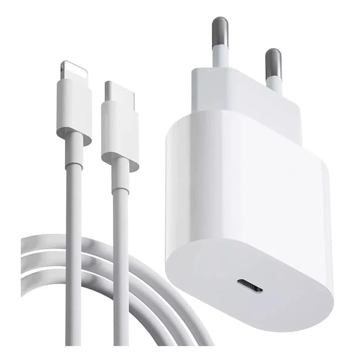 Carregador para Iphone Turbo 20W Cabo 1 Metro iPhone 11 Pro Max, 12 Pro Max,13 iPhone 14 pro