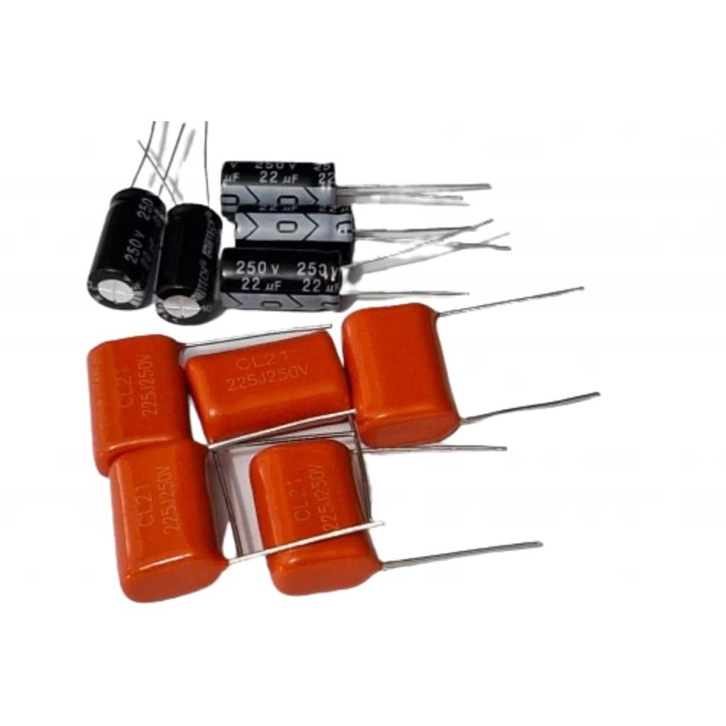 5 Capacitor De Super Tweeter 2,2x250v e 5 de Corneta 22x250