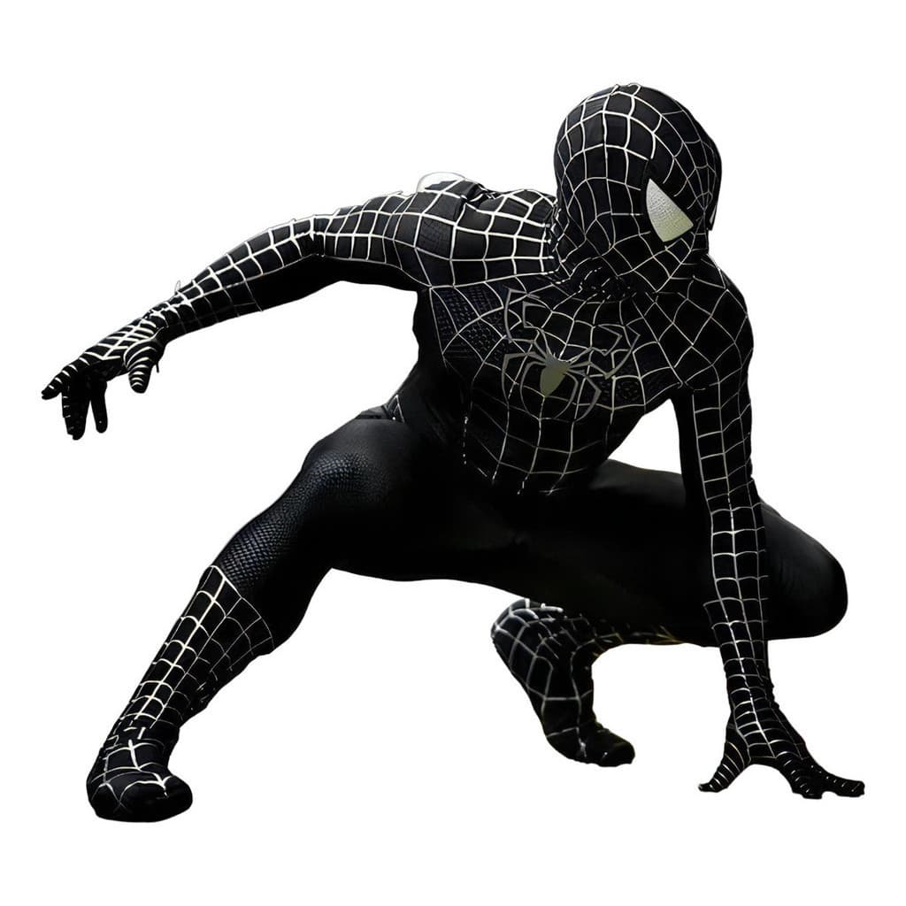 Fantasia Cosplay Homem Aranha Venom Filme Tobey Traje Lentes