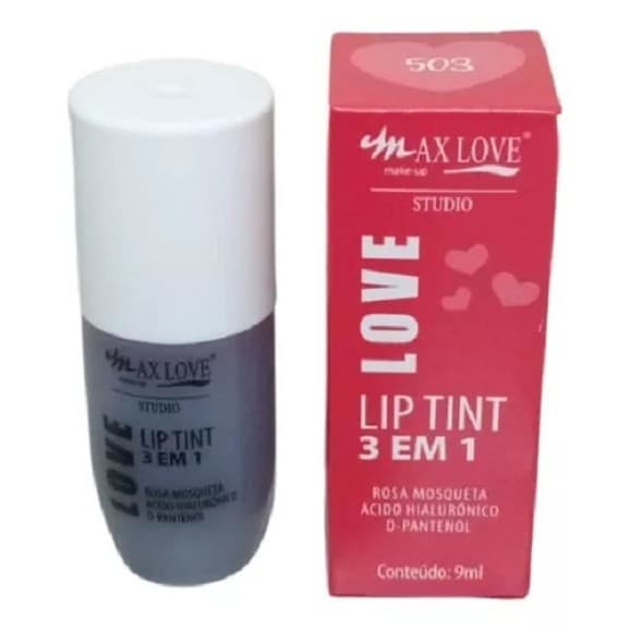 Lip Tint 3 em 1 Cor 503 Avermelhado - Max Love