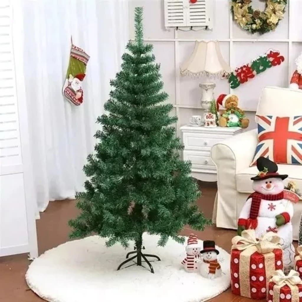 Árvore de Natal de luxo 1,2m 1,5m 1,8m 2,1m Tronco flexível ajustável