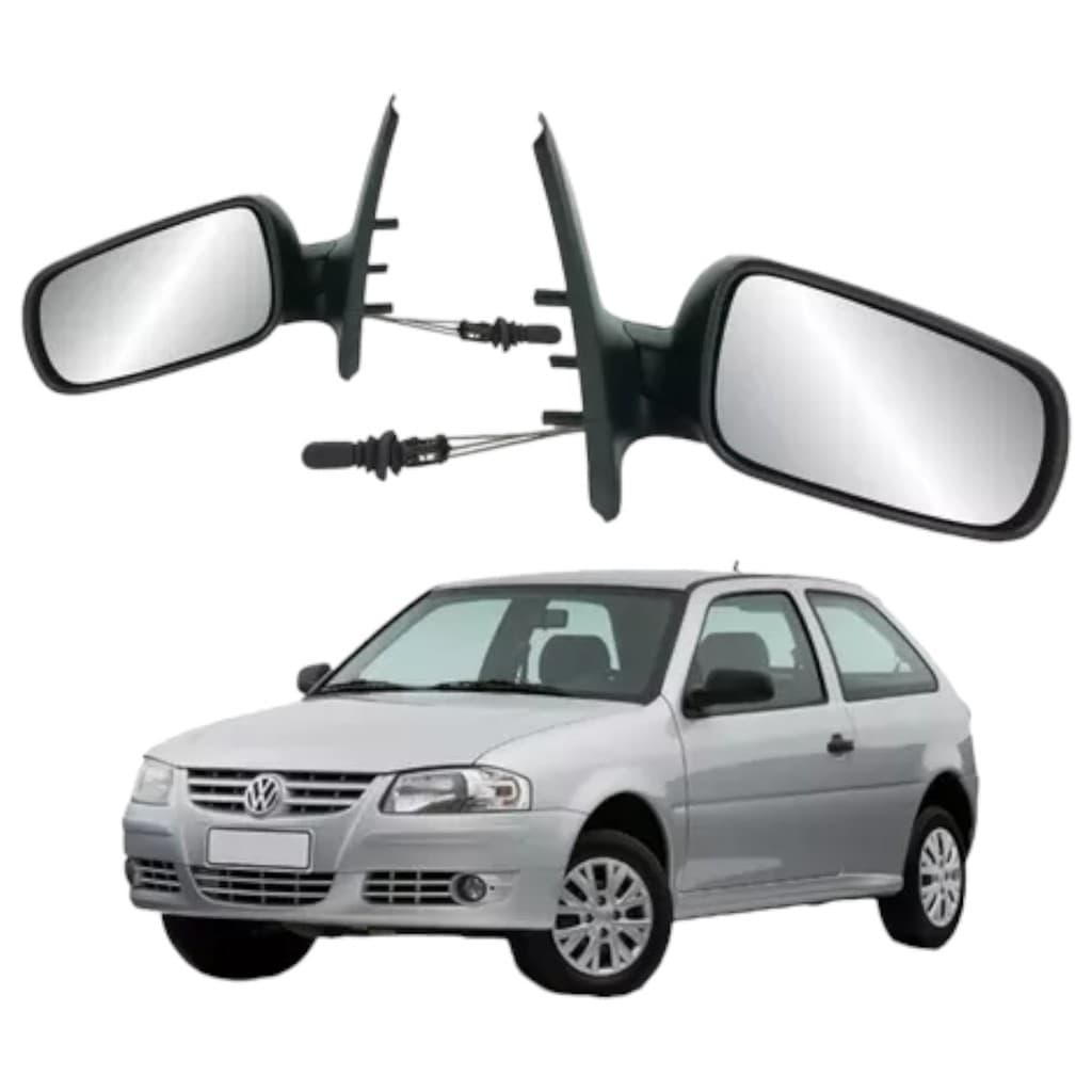 Retrovisor Gol G3 G4 Duas Portas 2000 A 2008 Com Controle