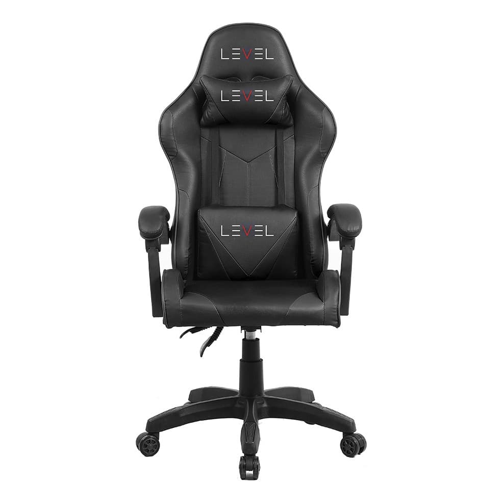 Cadeira Gamer Reclinável Ergonômica Giratória Level Lv-c01dn Cor Preto, Vermelho e Verde NFe