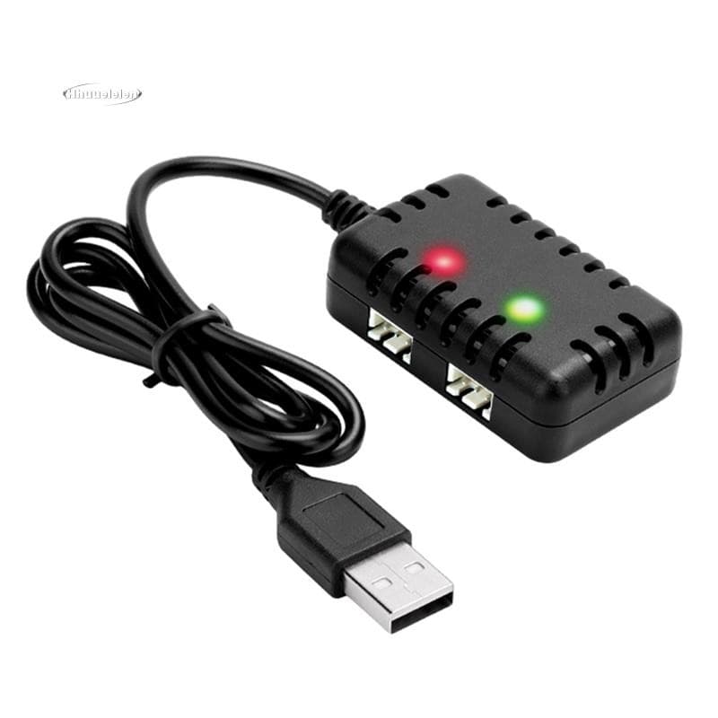Carregador 2 Em 1 2S 7.4V Com Plugue Conector XH-3P Para Carros E Caminhões AX24 SCX24 UTB18 SCX24 RC , Baterias De Líti