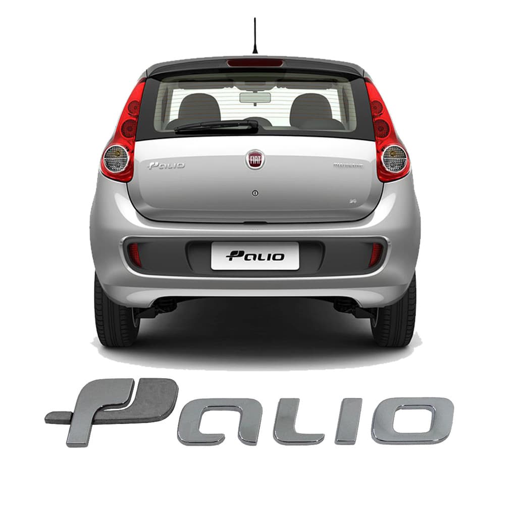 Emblema Palio Cromado Tampa Traseira 2011/2015 Marcon 13046