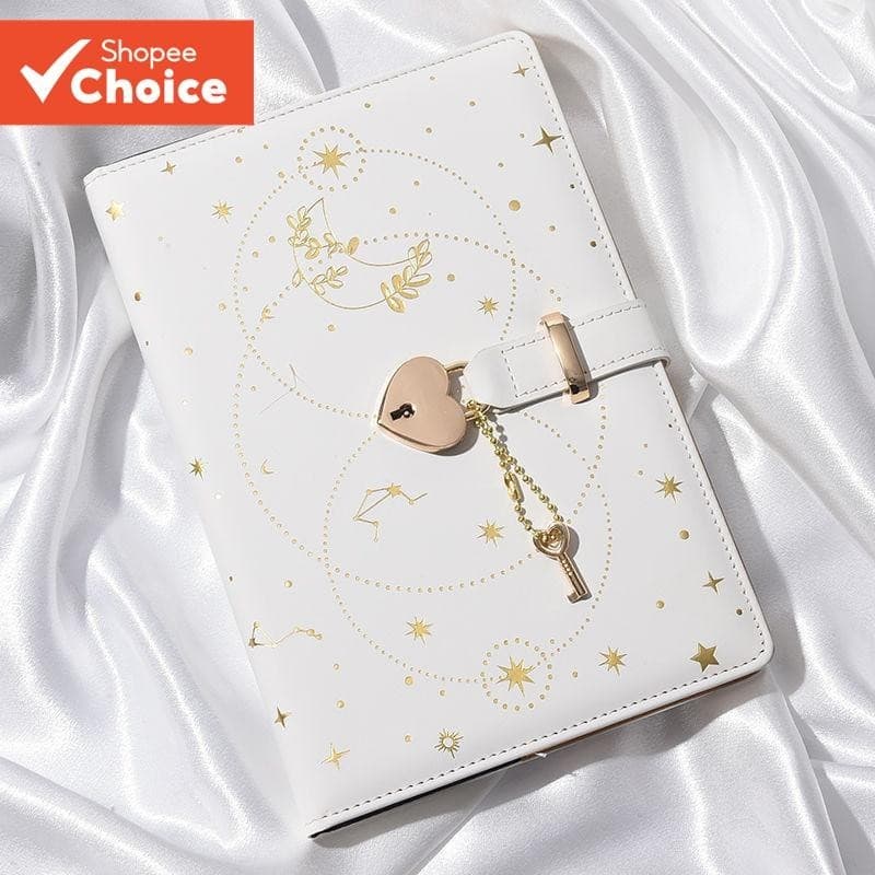 A5 Senha Caderno Engrossado Bloco De Notas Criativo Em Forma De Coração Chaveiro Bonito Menina Amor Bloqueio Diário Nota