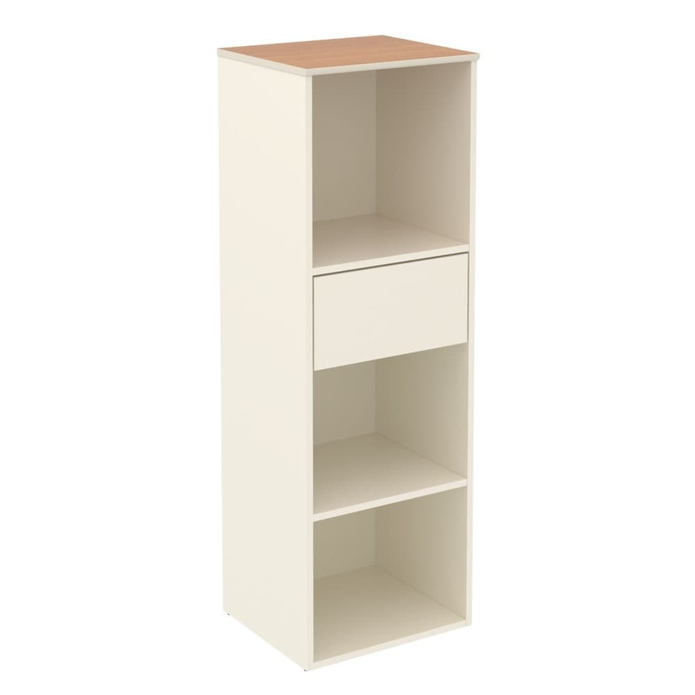 Armario Compacto Organizador Livreiro Multiuso Livia Office