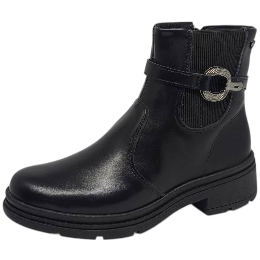 Bota Feminina Coturno Tratorada Moderna Conforto Mississipi