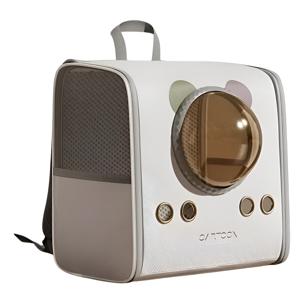Bolsa Transporte Para Pets Astronauta Gato Cao Respiravel M