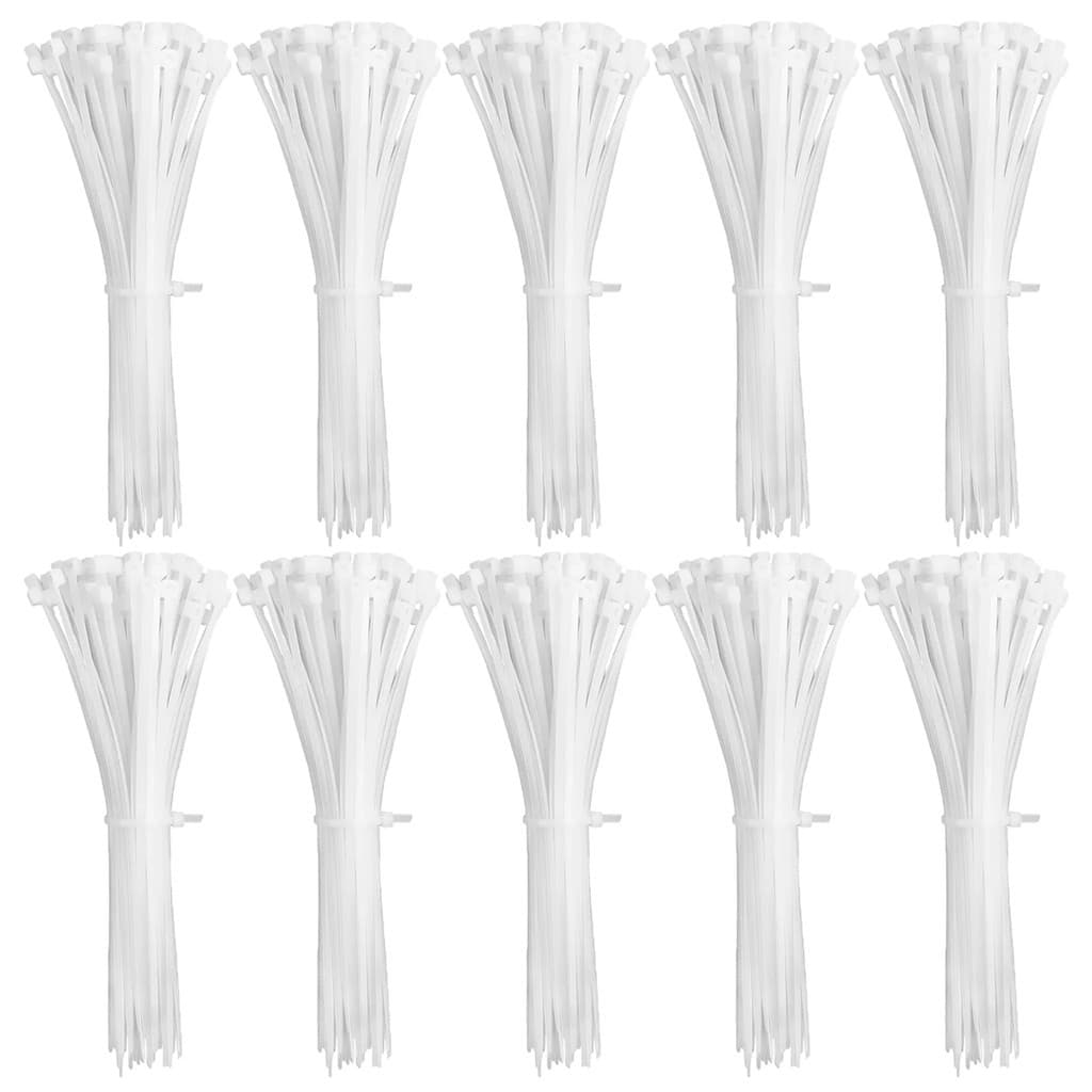 Abraçadeira Nylon Enforca Gato 3,6X200MM Branco C/ 1000 UN