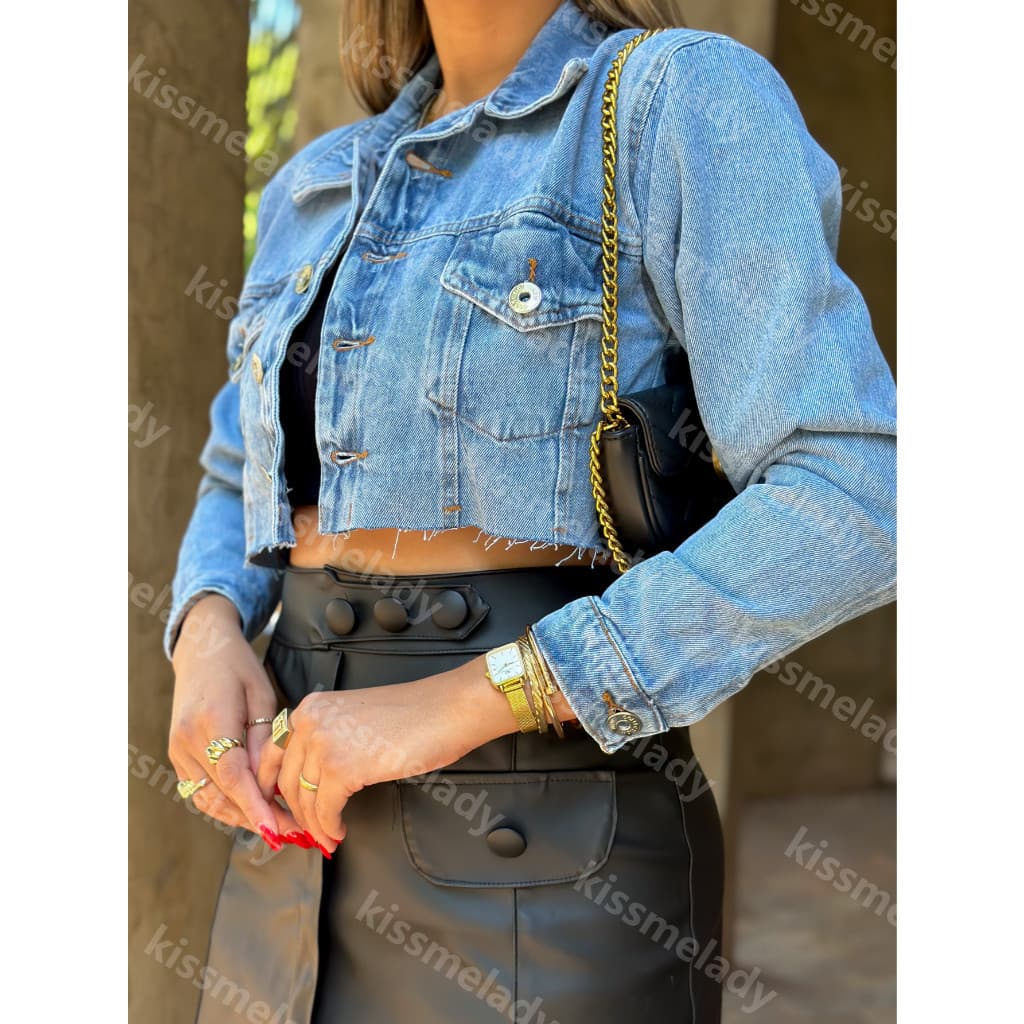 Janejeans 8036 jaqueta jeans feminina casaco blusa casaco bulsas feminina de frio manga longa 8036-2
