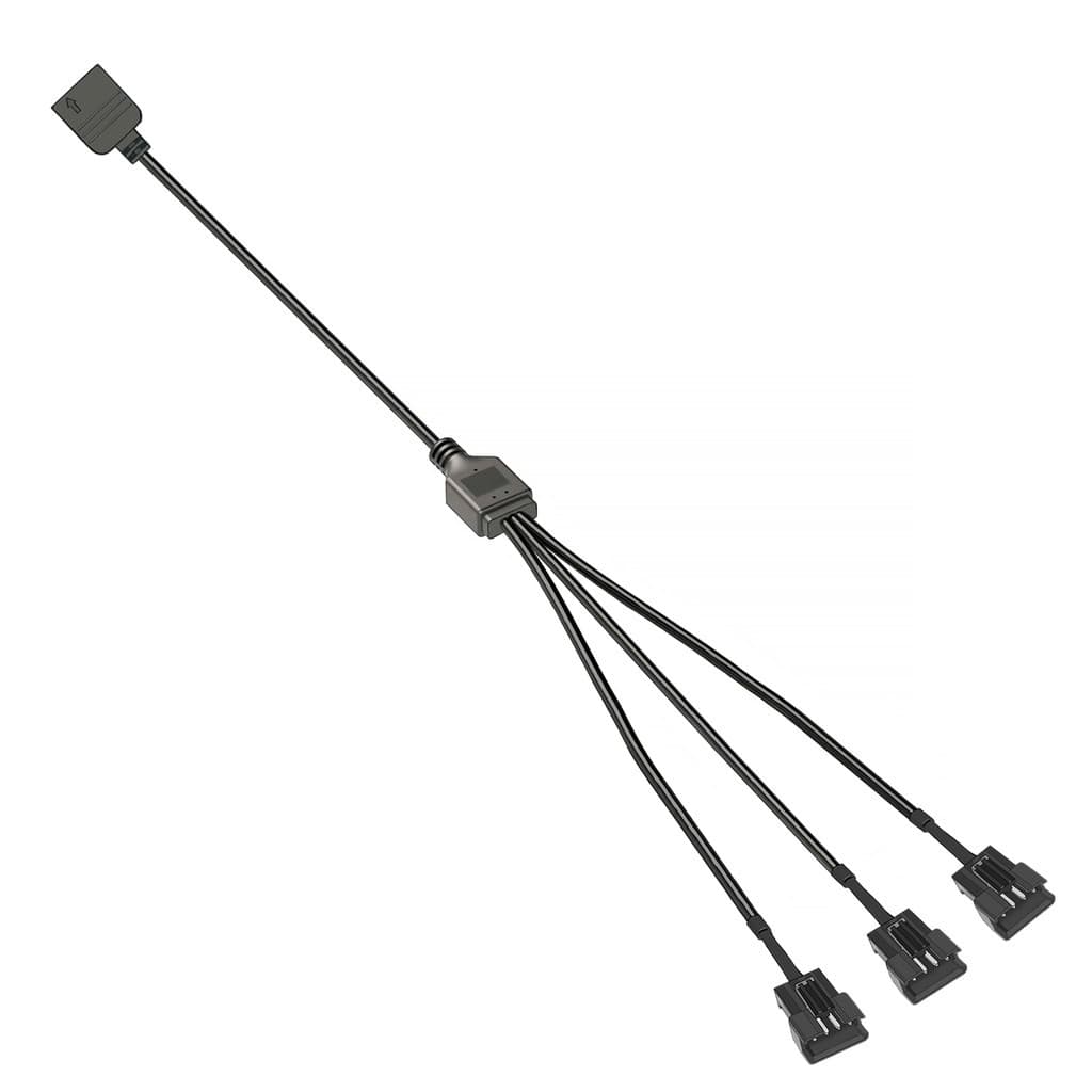 Cabo Jst Sm 4P 3 Saídas Macho Adaptador Para Rgb 12V 4 Pinos