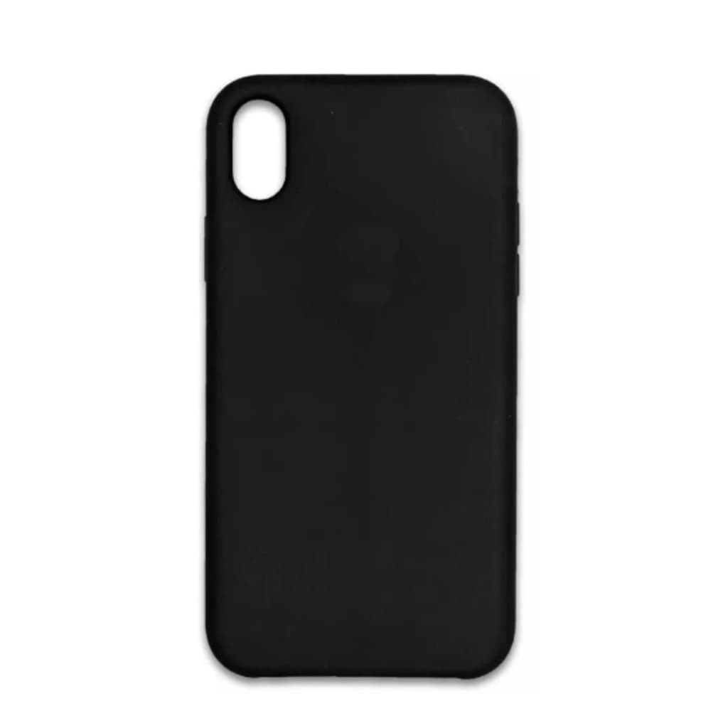 Capa Capinha Para iPhone XS Max Preto Aveludada