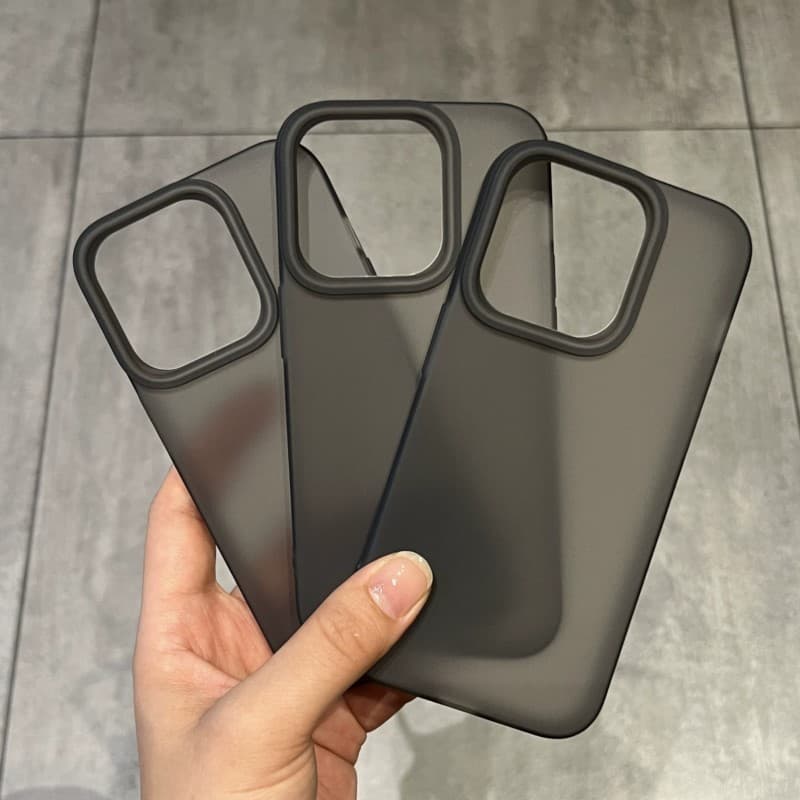 Capa De Silicone Macia Fosca Para iPhone 15 14 Plus 13 12 11 Pro XR XS Max 7 8 Borracha Transparente À Prova De Choque