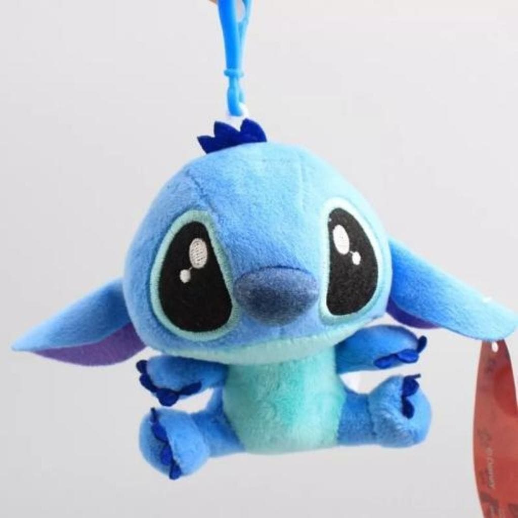Pingente de pelúcia para bolsa escolar stitch Pelúcia Lilo E Stitch Disney 12cm .