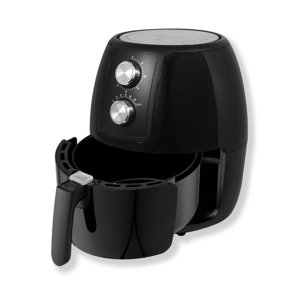 Fritadeira Elétrica Air Fryer Sem Óleo Supremma 3,6L 127V 1400W Agratto Preta Hot Cyclone Multiuso