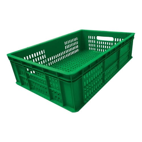 Cesto Bandeja Plástica Caixa Hortifruti Organizadora Multiuso Supermercado Mercado Lojas Várias Cores