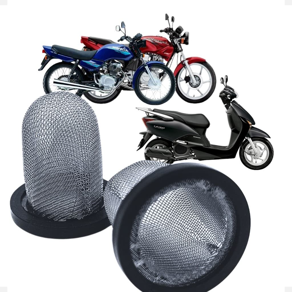 Filtro de Óleo peneira Telinha Para CG 125 1976 a 2008 Cbx 200 Strada Nx 150 Xr 200 XLS Turuna Bros