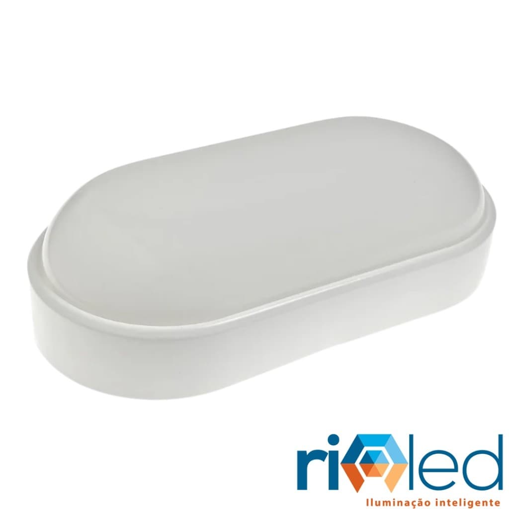 01 Arandela Tartaruga Led 18w Externo Interno Bivolt Branco Quente