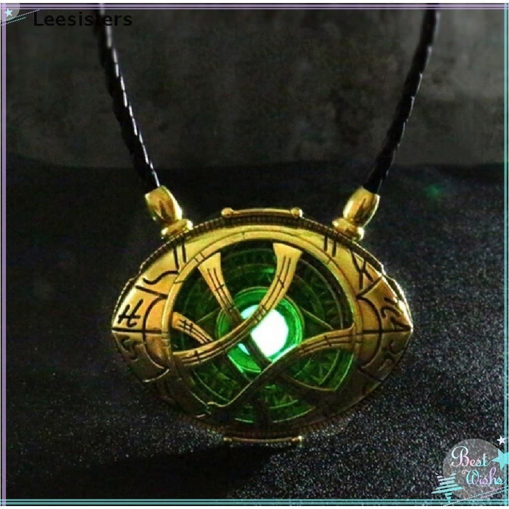 Colar com pingente de olhos antigos de Leesisters/Doutor Estranho/Crysta/Agamotto