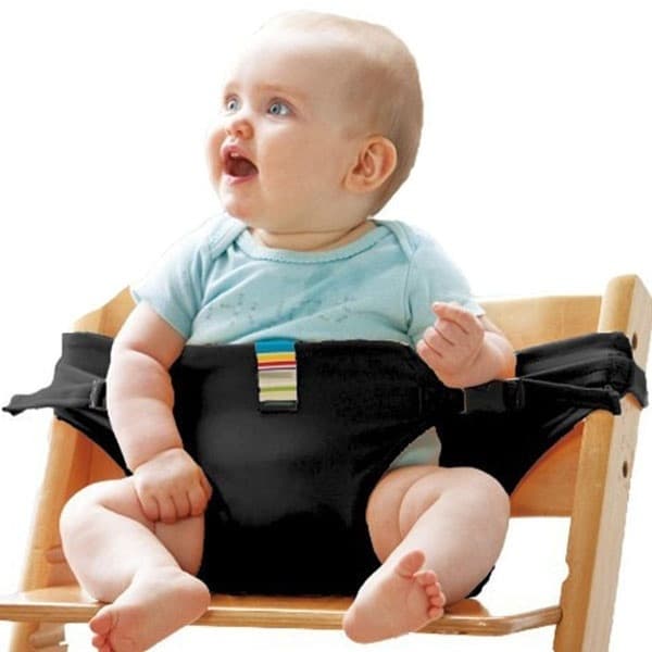 Cinto Portátil Para Alimentar Bebê em Cadeiras Assento de Segurança Infantil Leve e Ajustável