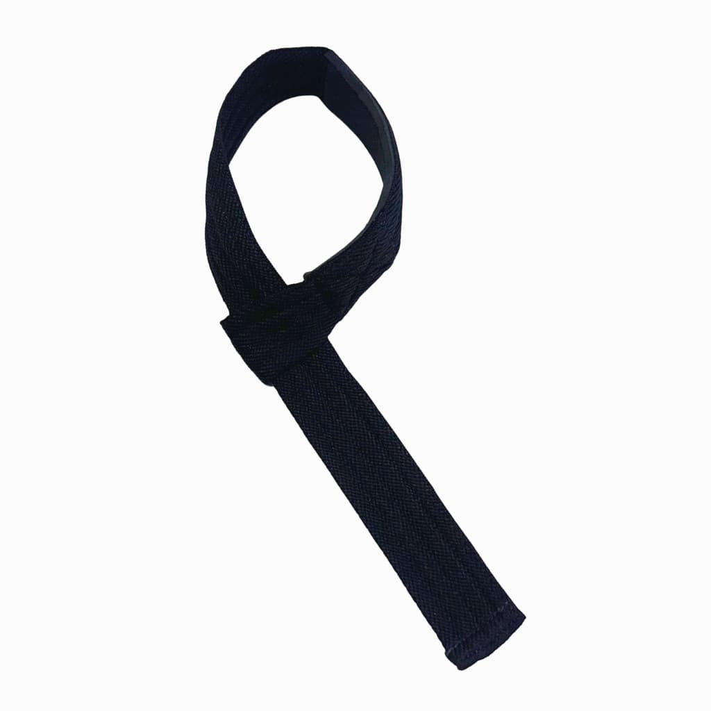 Par Tala Strap Profissional Crossfit Musculação Levantamento Peso Alta Resistência Hand Grip Preto