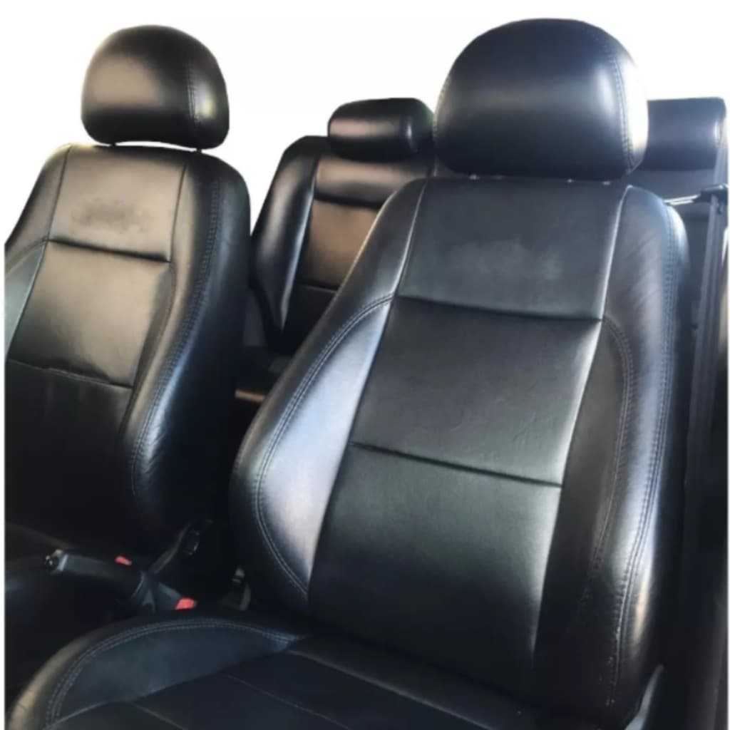 Capa De Banco Couro Ecológico 100% Peugeot 106 206 208 307 Somente Dianteiro