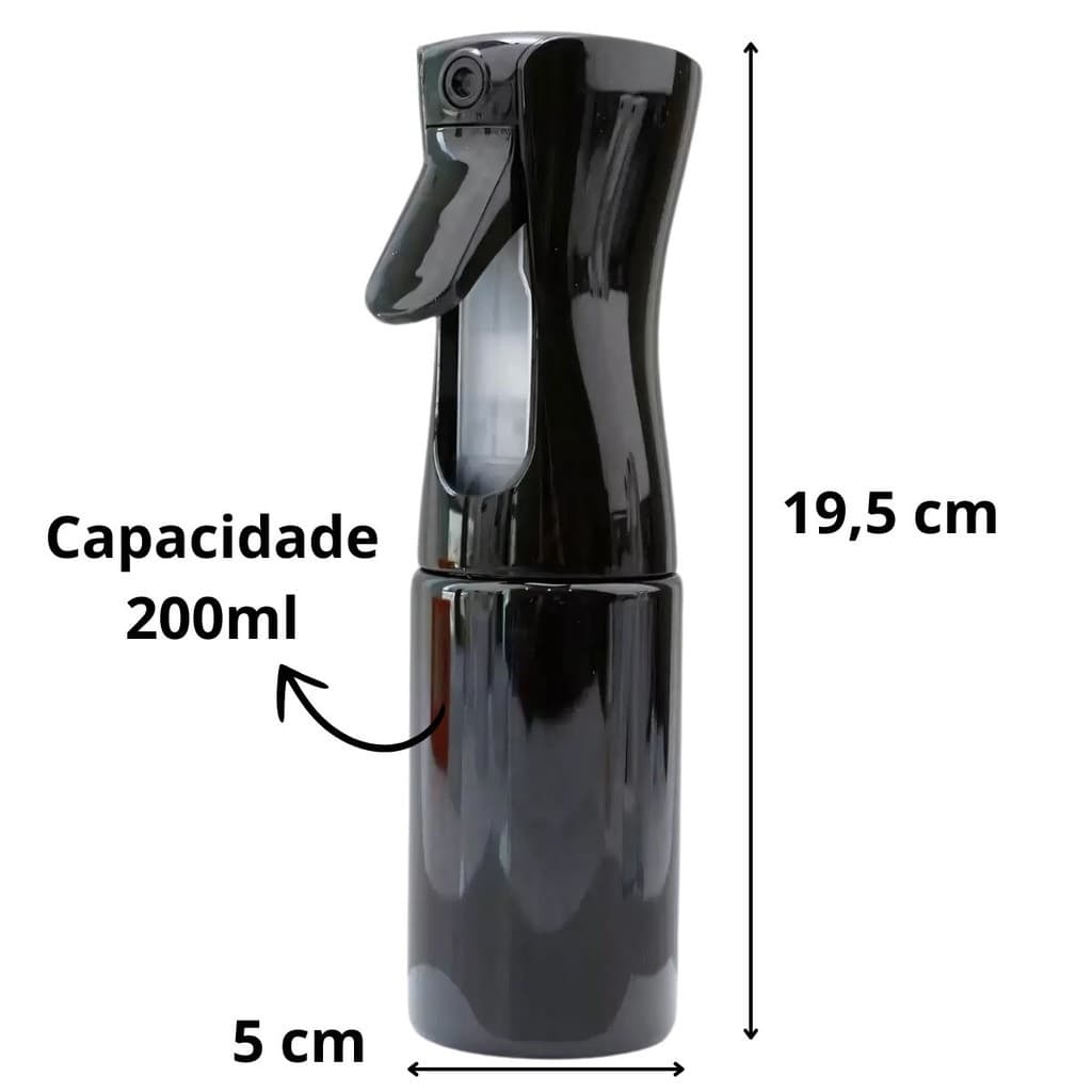 Borrifador Pulverizador Névoa De Água Barbeiro 200ml
