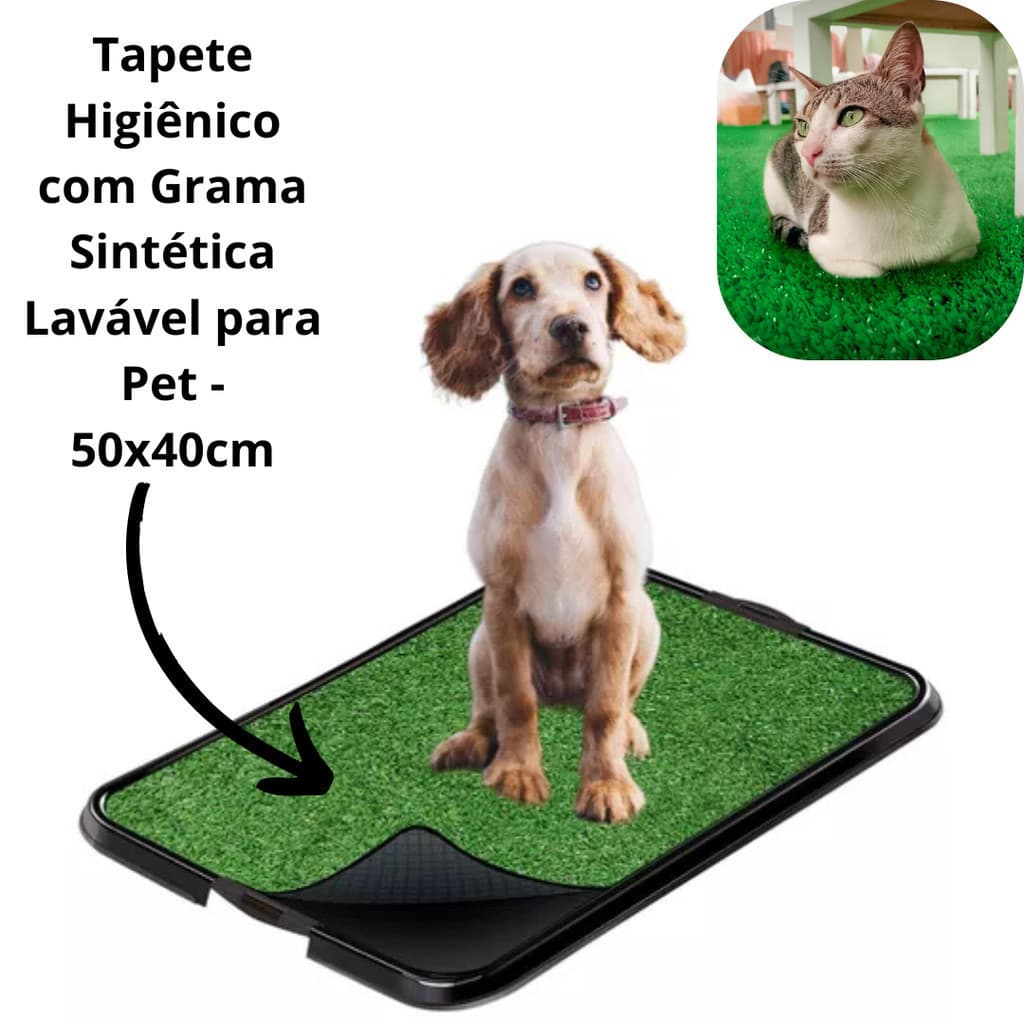 Tapete Higiênico Lavável, reutilizável, lavável, durável, Tapete de piso para cães, 1 unidade
