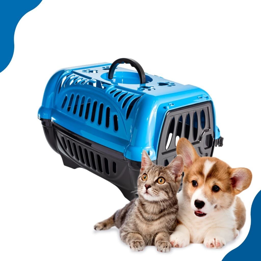 Caixa De Transporte Pet Animais Para Cachorros Cães Gatos N1 Plástico Viagem Passeio Jel Plast