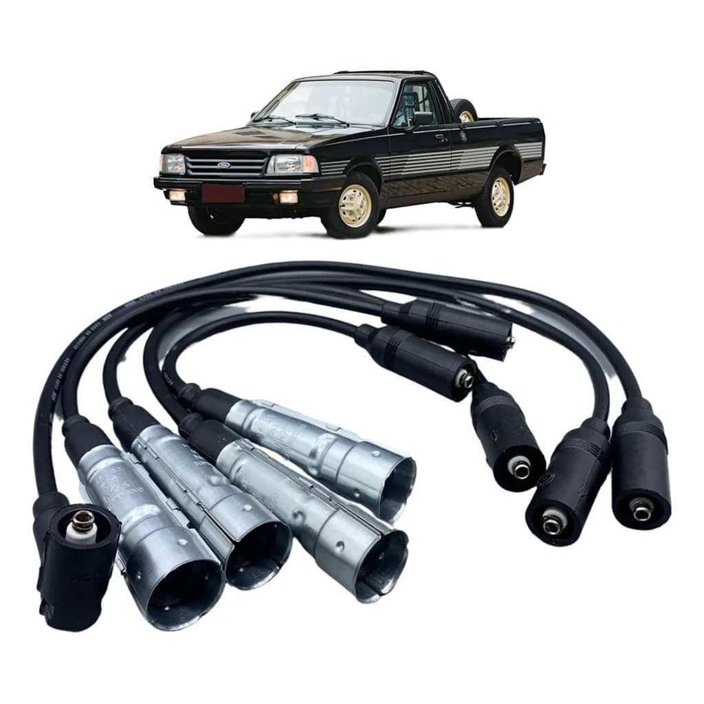 Jogo Cabo Vela Ignição Ford Pampa 1.6 1.8 Ap 1993 1994 1995