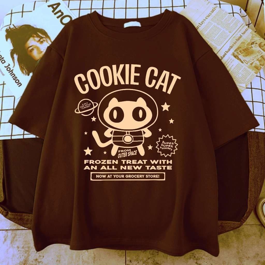 Camiseta Steven Universe Cookie Cat A Pet For Your Tummy Aesthetic Tumblr Unissex