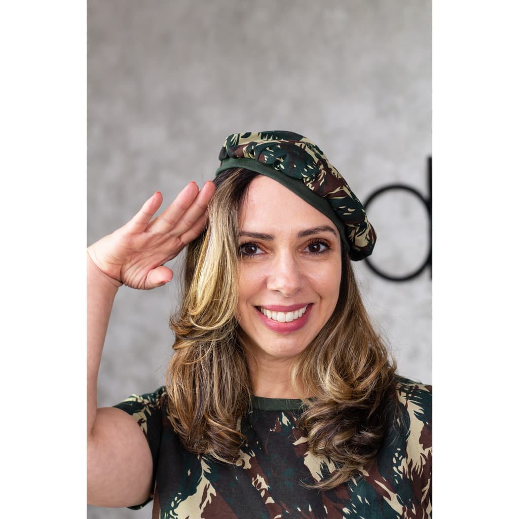 Boina Camuflada Exército Kit 10 unidades