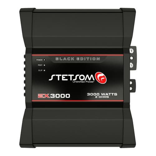 Modulo Stetsom 3000w Rms Amplificador Som Automotivo Ex3000 2 Ohms 1 Canal Digital Proteção Inteligente