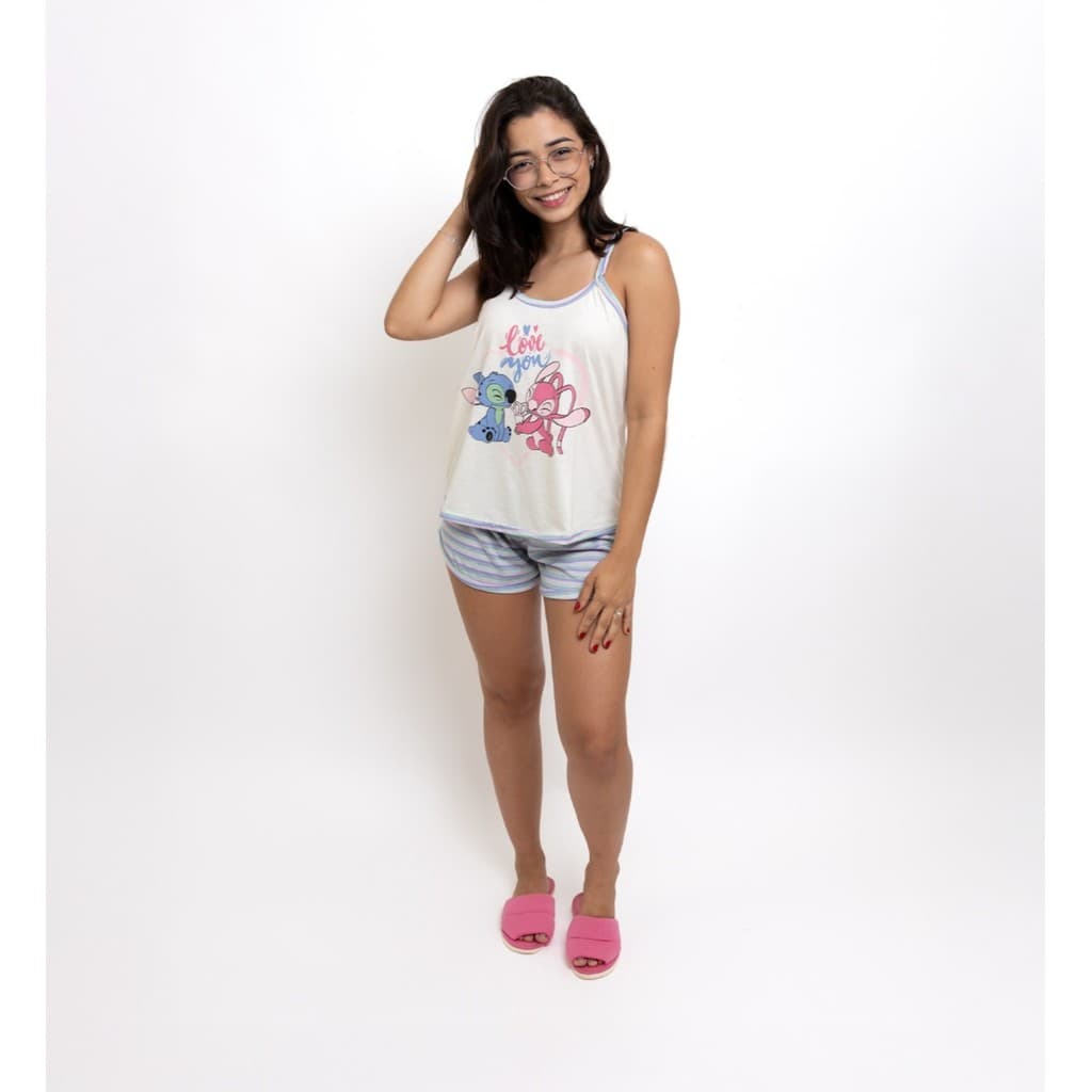 Baby Doll Alça - Stitch