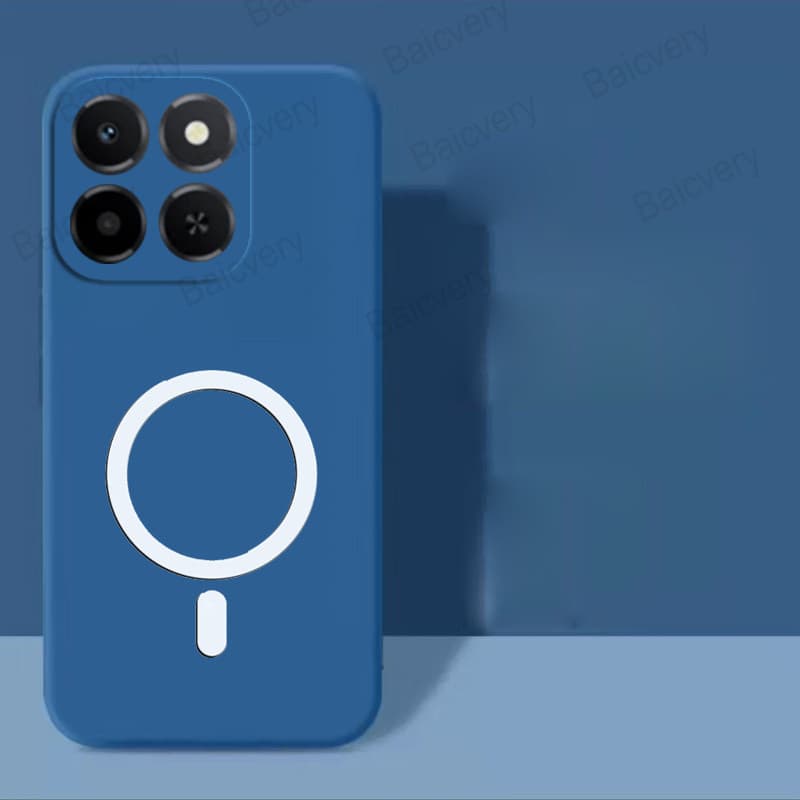 Capa De Telefone Para Honor X6C X6B 4G X6A X7C X8C X8B X6 Fosco TPU Proteção Lente Com Adesivo Magnético