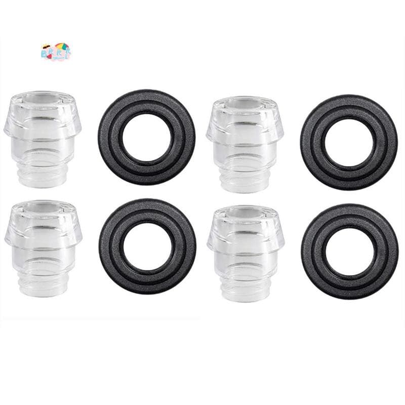 4 Conjunto De Botão De Plástico Para Café , Anéis Superiores E Arruela , Percoladores De Substituição De Filtros De Cafe