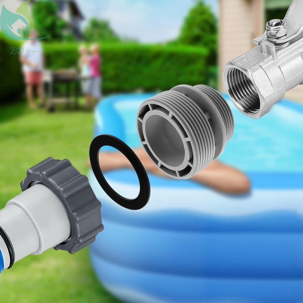 Kit Adaptador De Conversão De Mangueira De Piscina , 4 Unidades , Resistente Ao Desgaste , Prático Filtro SHOPQJC4804