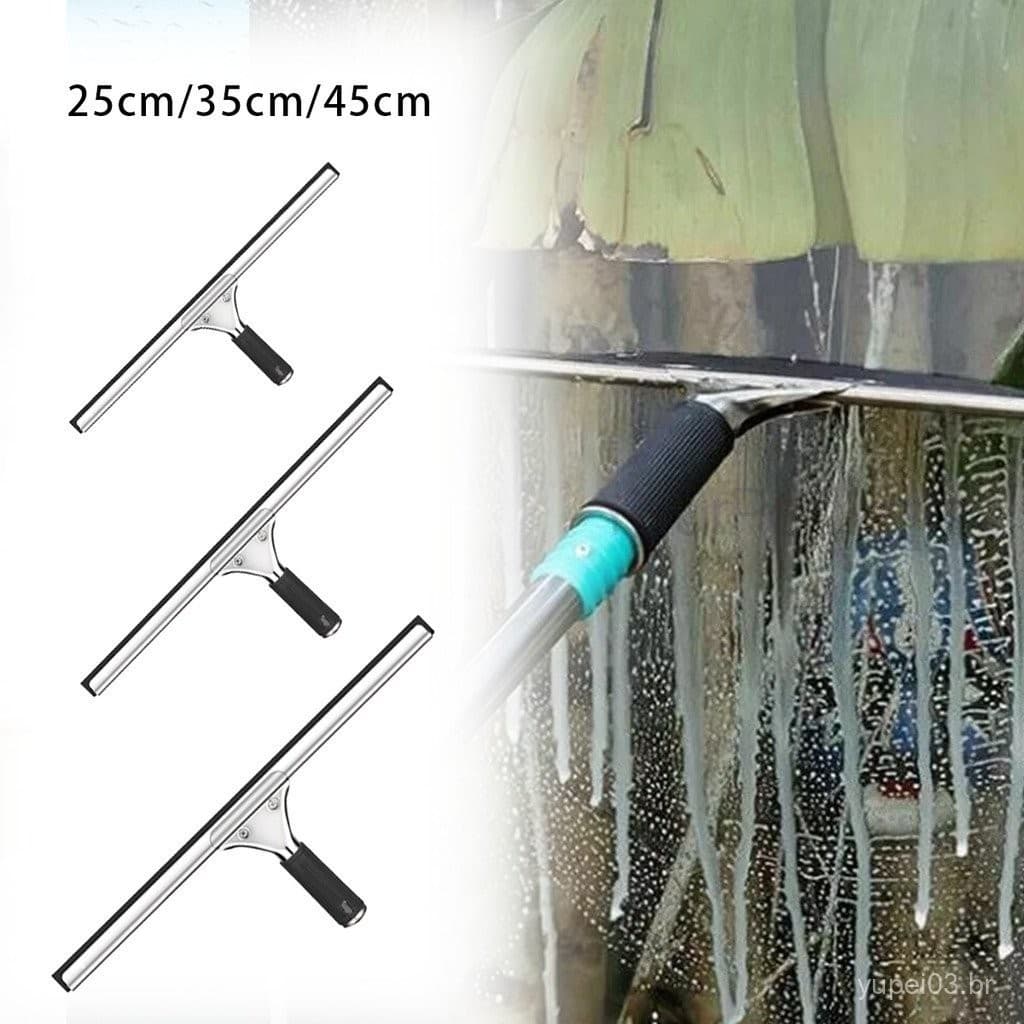 1 Pçs Rodo De Limpeza Limpador De Janela 25/35/45cm Ferramenta Lâmina De Borracha Para Banheiro Chuveiro Casa Vidro Do C