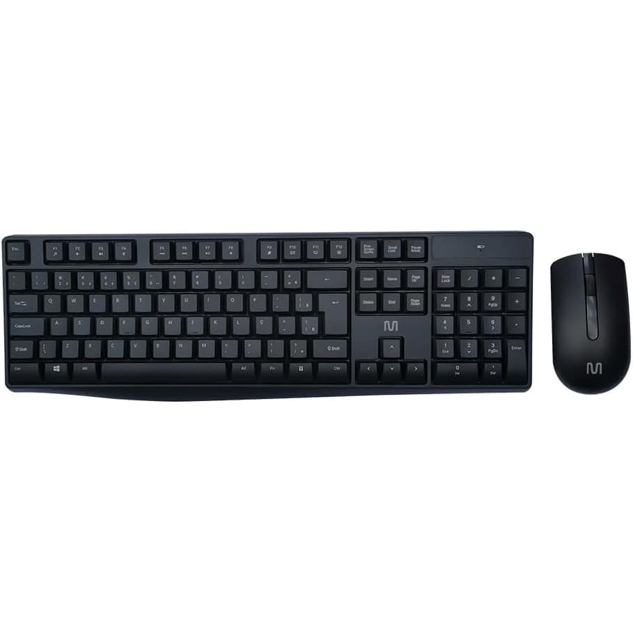 Kit Teclado e Mouse Sem Fio Slim Conexão USB Multi - TC270