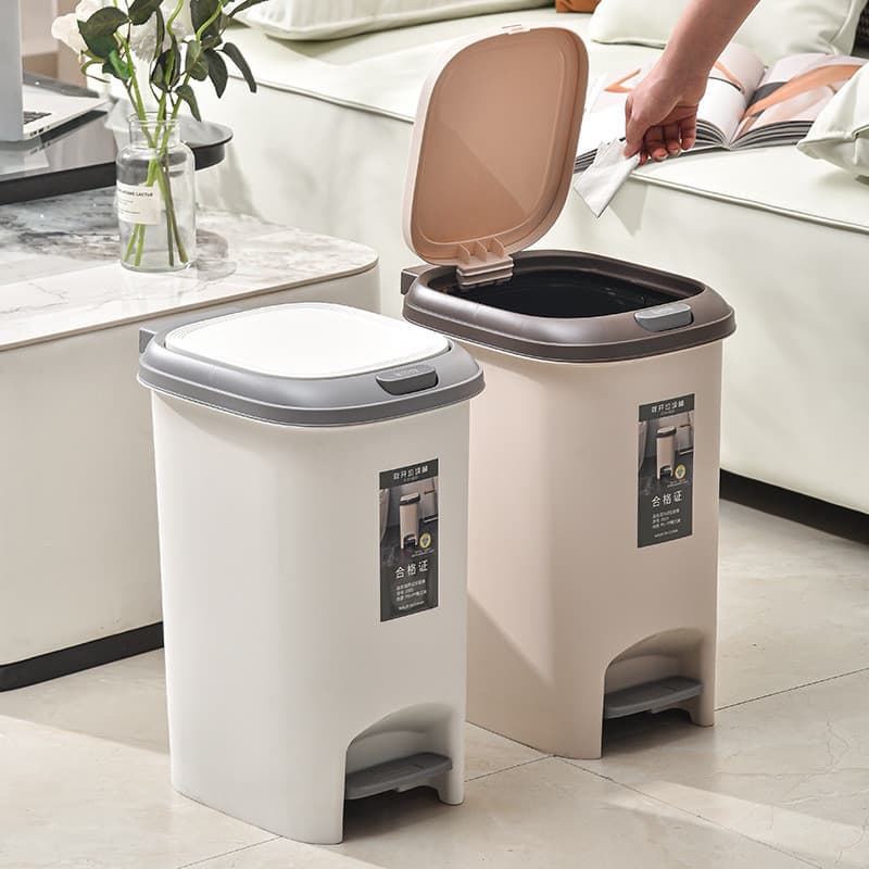 Lixeira de Pedal  15/10 Litros Para Cozinha, Pia e Banheiro